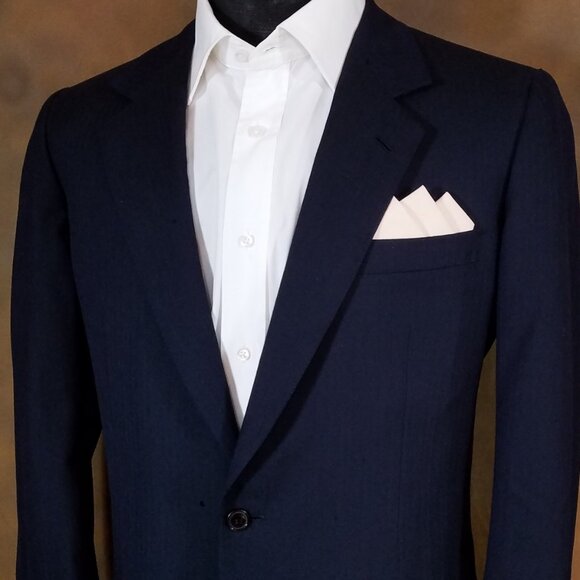 NEW Cream 100% Cotton Pre-Folded Pocket Square Handkerchief Insert - Picture 3 of 7